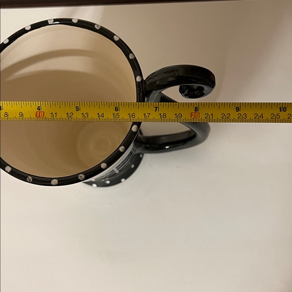 April Gadler. 2007 Handmade. Black and White Cat Design Vase. NWOT - Picture 6 of 6